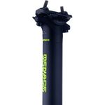 Sixpack Menace Dia 31.6 Seatpost Black Neon Yellow