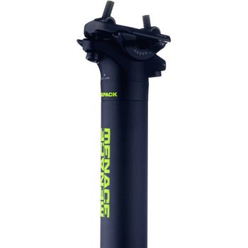 Sixpack Menace Dia 31.6 Seatpost Black Neon Yellow