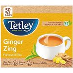Tetley Ginger Zing Tea 50pcs 100g