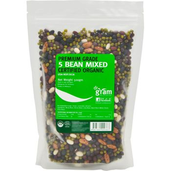 Dr Gram Organic 5 Bean Mix 500g