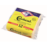 Cowhead Cheese Slices Cheddar 12pcs 250g