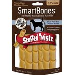 SmartBones Stuffed Twists Peanut Butter 6pck 195g
