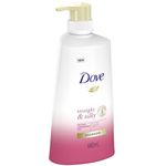 Dove Shampoo Straight And Silky 680ml