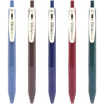 Zebra Sarasa Clip 0.5 Vintage Color Pack of 5