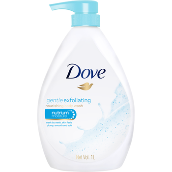 Dove Gentle Exfoliating Body Wash 1l