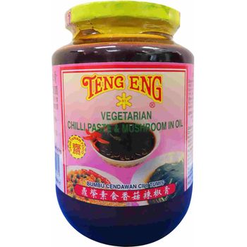 Teng Eng Vegetarian Chili Paste And Mushroom In Oil 454g