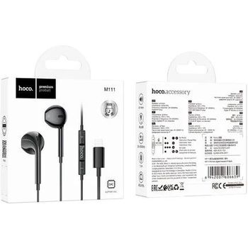 Hoco M111 iPhone Earphone Primero Wired Handsfree Black