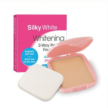 Silkygirl Silky White Whitening 2 Way Powder Foundation 03 Medium
