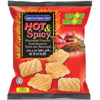 Miaow Miaow Hot And Spicy Snacks 10g