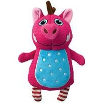 Kong Whoopz Warthog Dog Toy Pink Medium