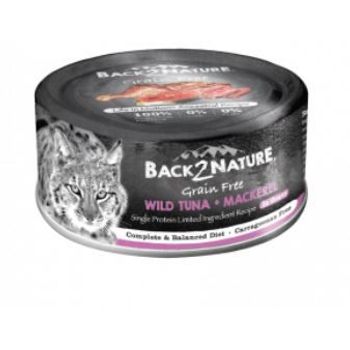 Back 2 Nature Grain Free Wild Tuna + Mackerel