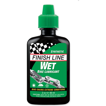 Finish Line Cross Country Wet Bicycle Lubricant 60ml Drip Bottle