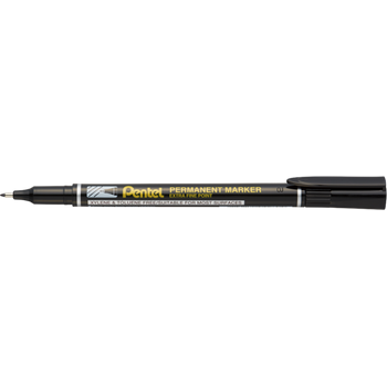 Pentel Slim Permanent Marker Pen Extra Fine Point Black