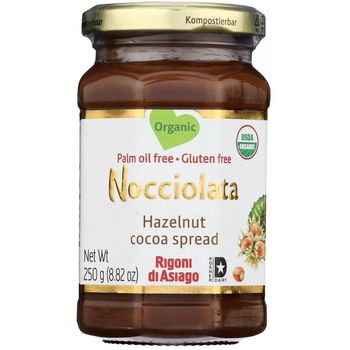 Rigoni Di Asiago Nocciolata Organic Hazelnut Cocoa Spread 250g