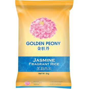 Golden Peony Jasmine Fragrant Rice 5kg