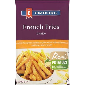 Emborg French Fries Crinkle Potato 1kg