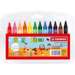Stabilo Jumbo Yippy Wax Crayons 12pcs