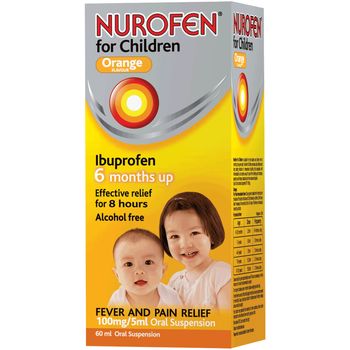 Nurofen For Children Orange Flavour 60ml