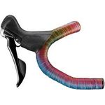 Ciclovation Halo Touch Handlebar Tape Rainbow w Blk Plugs