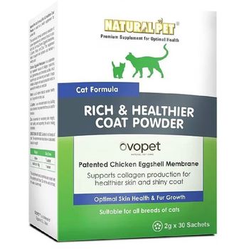 Natural Pet Cat Rich & Healthier Coat Powder 2g x 30sachets
