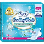 Sofy Cooling Fresh Day Ultra Slim Wing 14 pads 25cm