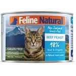 Feline Natural Bpa-free And Gelatin Free Canned Cat Food Beef 170g 24 Pack