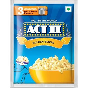 Act II Instant Popcorn Golden Sizzle 30g