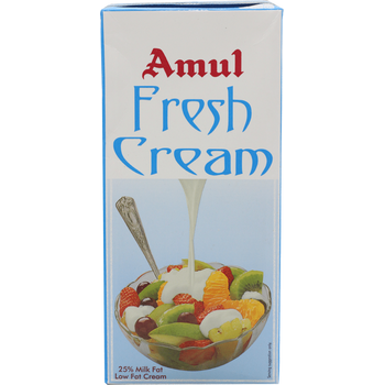 Amul Fresh Cream Milk Fat Low Fat 1l