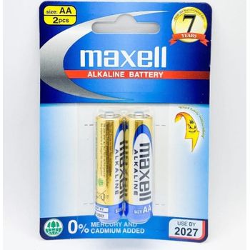 Maxell AA Batteries Alkaline 2pcs