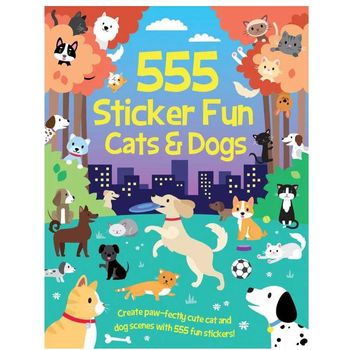 Imagine That Publishing 555 Sticker Fun Cats And Dogs