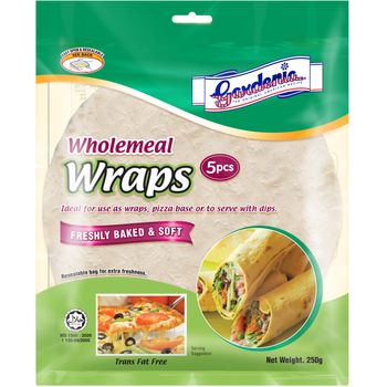 Gardenia Wholemeal Wraps 250g