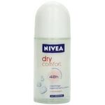 Nivea Dry Comfort Deodorant Roll-on 1.7 Fluid Ounce pack Of 2
