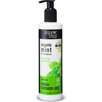 Organic Shop Fresh Shower Gel Minty Rain