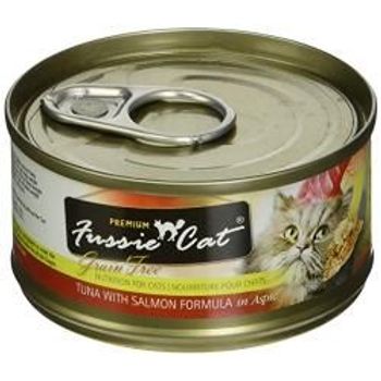 Fussie Cat Wet Food Cat Tuna & Salmon 80g Can