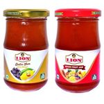 Lion Mixed Fruit Jam And Date Jam Combo 250g 