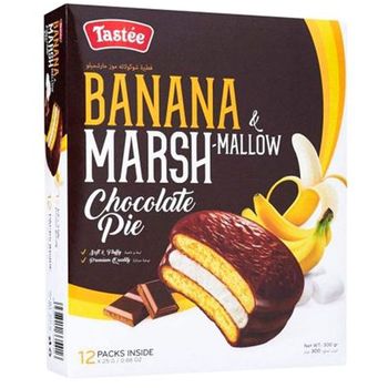 Tastee Marshmallow Banana Pie 12pcs