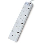 PowerPac 4 Way 3m Extension Cord With 2pin Direct Pp3884n