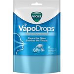 Vicks VapoDrops Cooling Peppermint 24 Lozenges