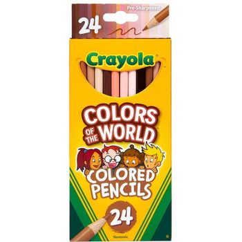 Crayola Colours of the World Coloured Pencils Pack of 24