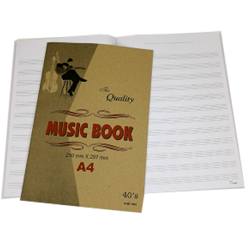 Uni Paper A4 Music Book 40'S S-MZ 1003