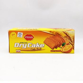 Pran Dry Cake Cake Rusk Orange Flavor 300g