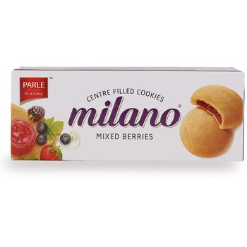 Parle Hide And Seek Milano Centre Filled Mixed Berries Biscuits 75g