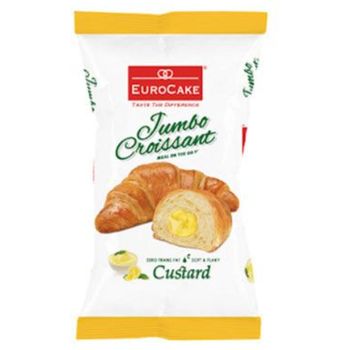 Eurocake Jumbo Custard Criossant 55g