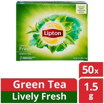 Lipton Green Tea Bags Lively Fresh