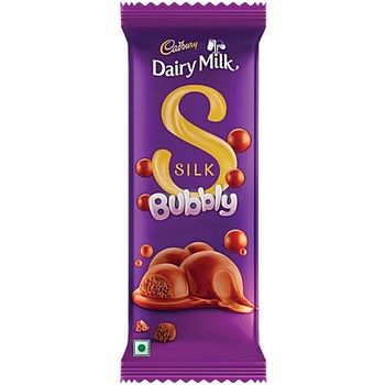 Cadbury Dairy Milk Silk Bubbly Chocolate Bar 46g