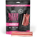 Absolute Holistic Beef Jerky Sandwich Dog Treats 100g