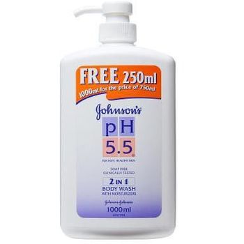 Johnsons Ph 5.5 2 In 1 Body Wash 1l