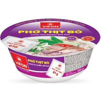Vifon Pho Thit Bo Fried Rice Noodles 120g