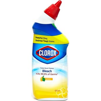 Clorox Bleach Toilet Bowl Cleaner Lemon 500ml