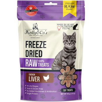 Kelly and Co's Single Ingredient Freeze dried Chicken Liver for Cat 40g